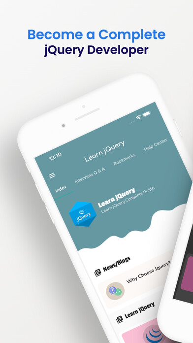 Emulate iPhone app Learn jQuery Offline [PRO] using MyAndroid
